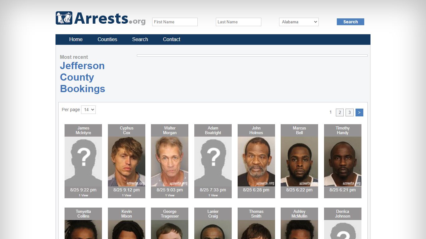 Jefferson County Arrests and Inmate Search